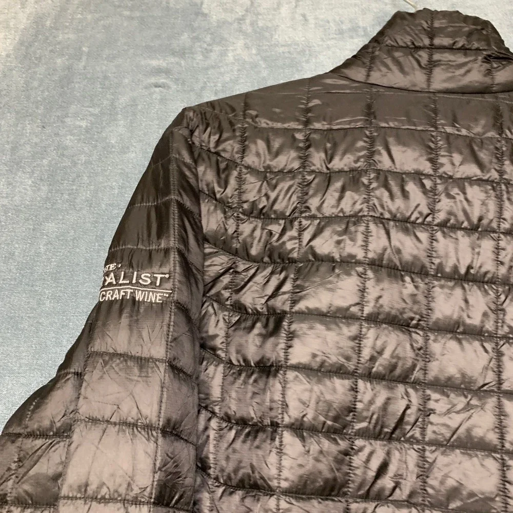 The North Face ThermoBall Eco Jacket Mens Black Insulated Lightweight Full Zip